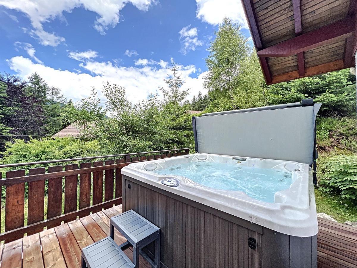 Les Cimes Blanches Cledicihome Chalet 10 Pers Spa & Grand Terrain 4 Minutes Des Pistes La Bresse Exterior photo